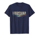 Retro Louisiana Artwork T-Shirt