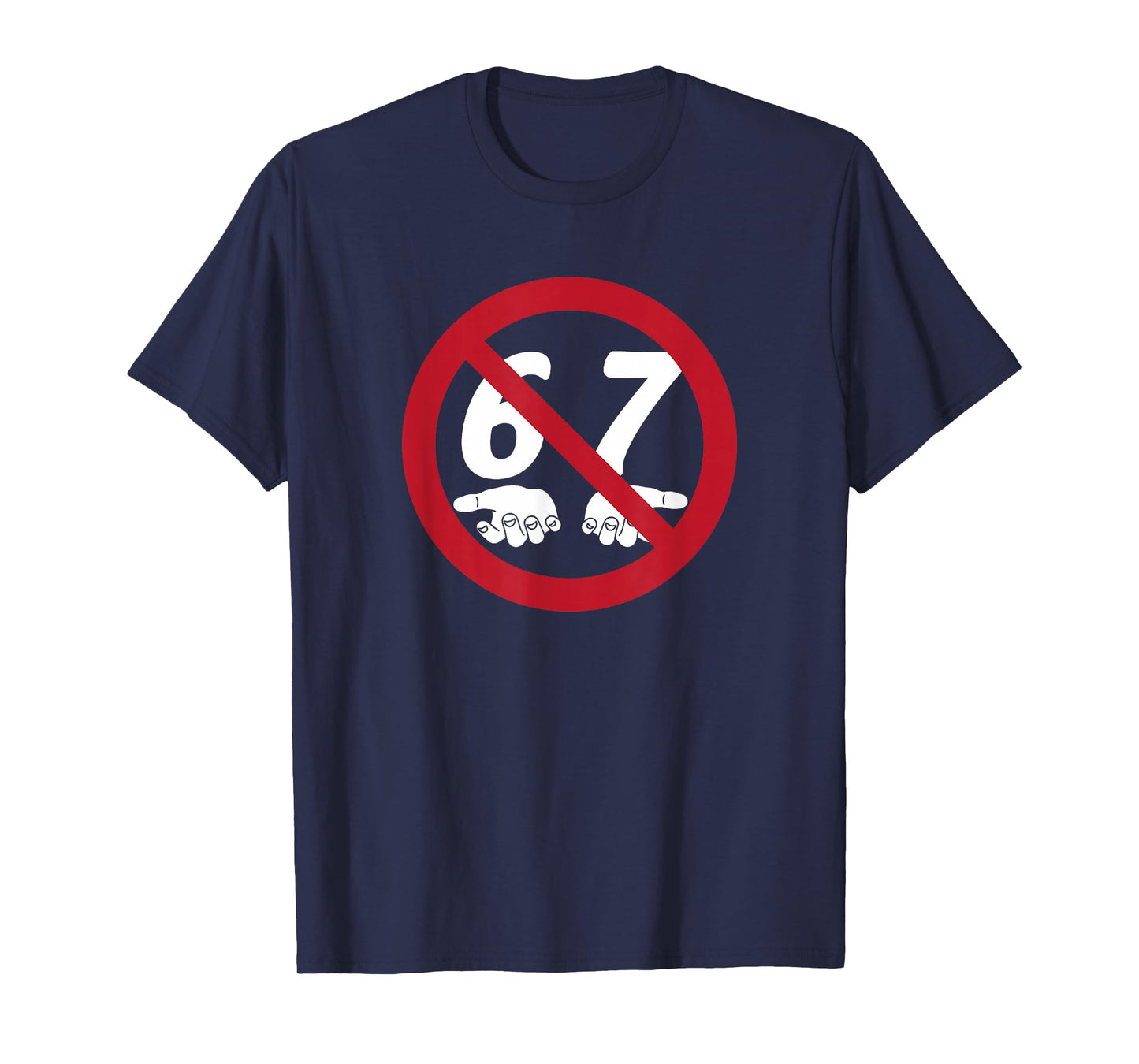 No Six Seven Anti 6 7 Meme Teacher Mom T-Shirt
