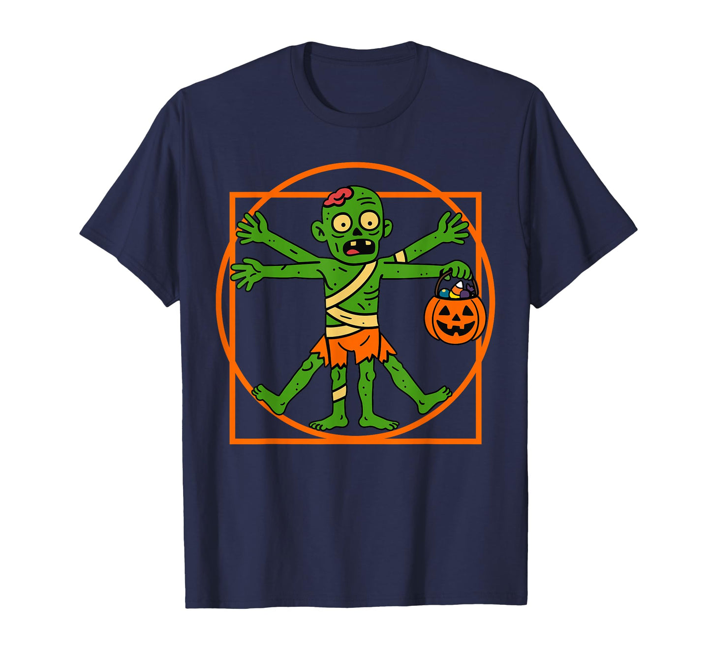 Zombie Men Women Kids Funny Halloween T-Shirt
