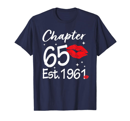 Chapter 65 EST 1961 Happy 65th Birthday Women T-Shirt