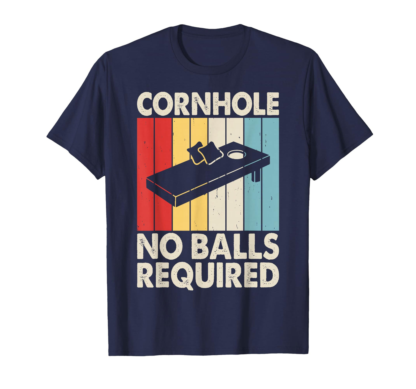 Cornhole Art for Men Women Corn Hole Players Funny Cornhole T-Shirt