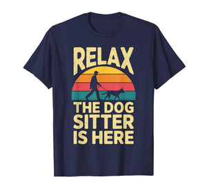 Funny Dog Sitter Design for Men Women Pet Sitting Dog Sitter T-Shirt