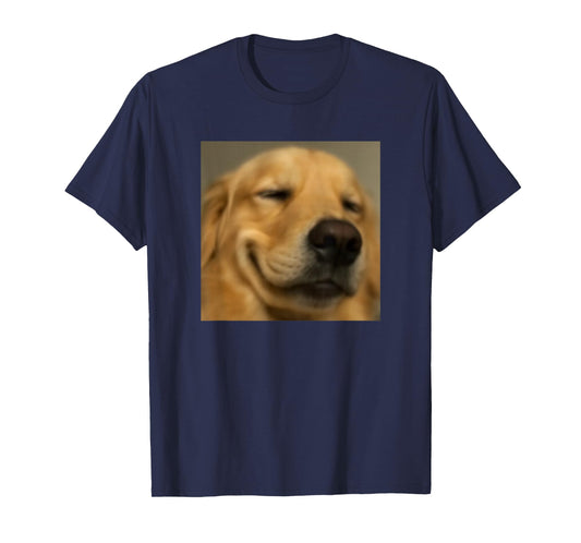 Funny Cute Sleepy Golden Retriever Blurry Photo T-Shirt