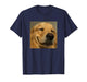 Funny Cute Sleepy Golden Retriever Blurry Photo T-Shirt