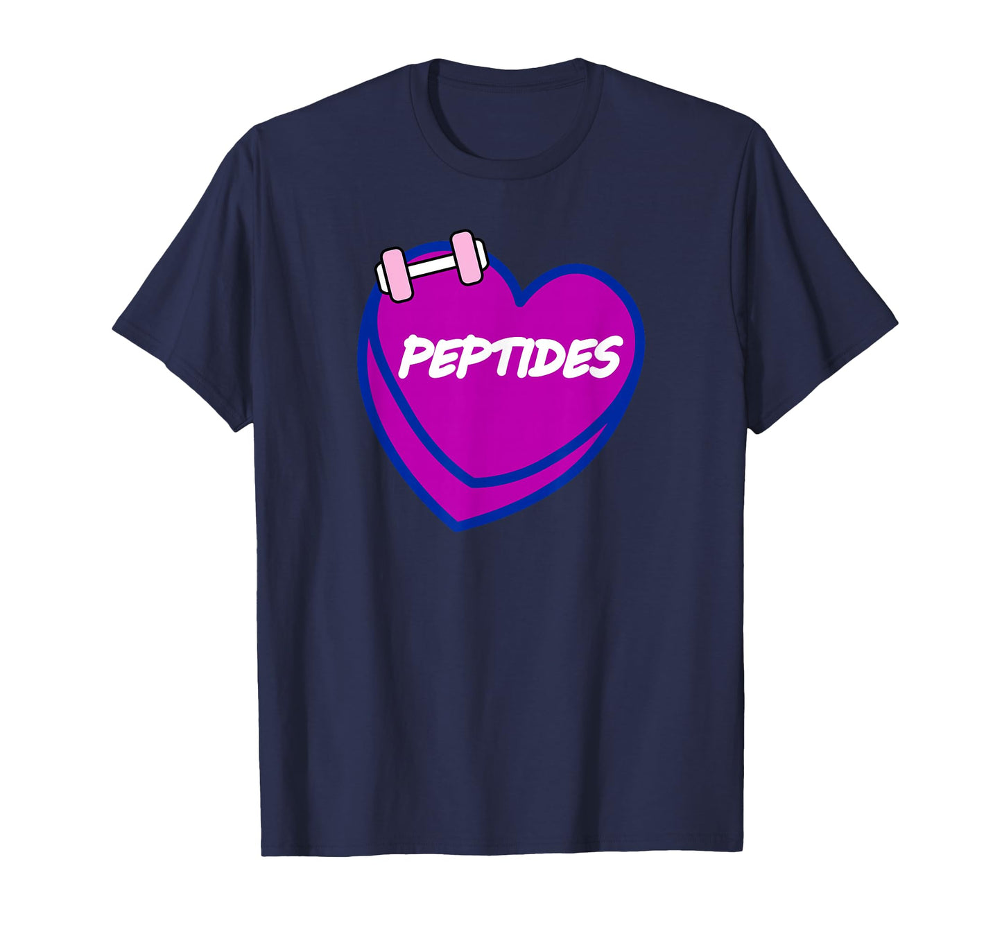 Valentines Day Candy Sweet Hearts Love Peptides T-Shirt