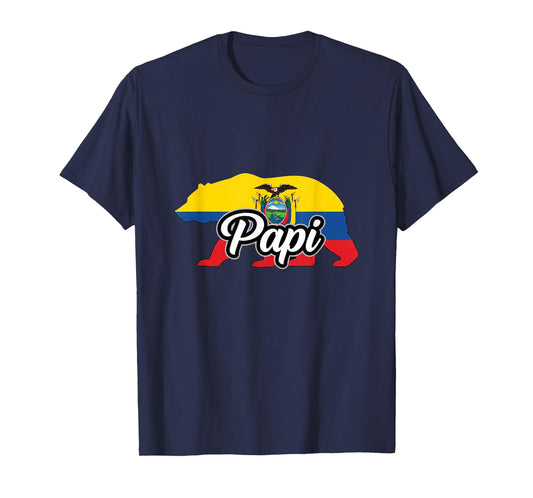 Ecuador Papi Flag Bear T-Shirt