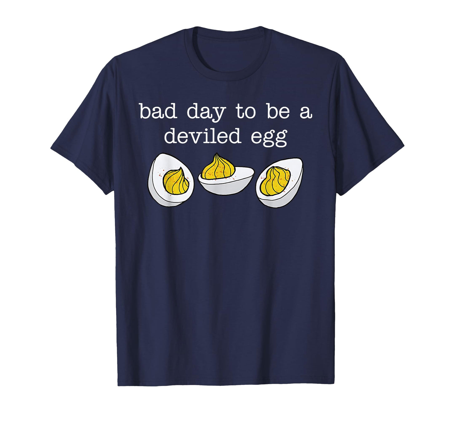 Retro Funny Thanksgiving Dinner Bad Day to Be a Deviled Egg T-Shirt