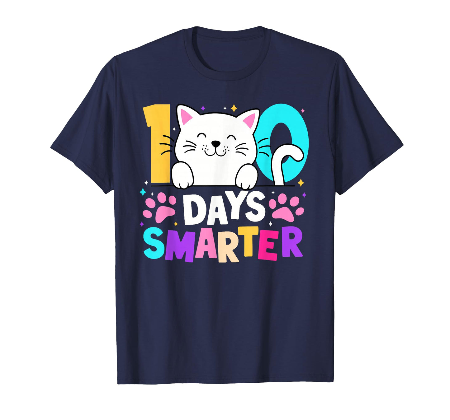 100th Day of School Cat You Must Be Kitten T-Shirt