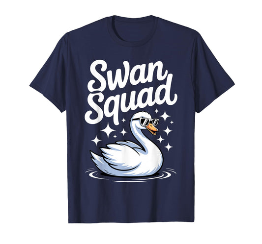 Funny Swan Design for Men Women Toddlers Animal Swan Lover T-Shirt