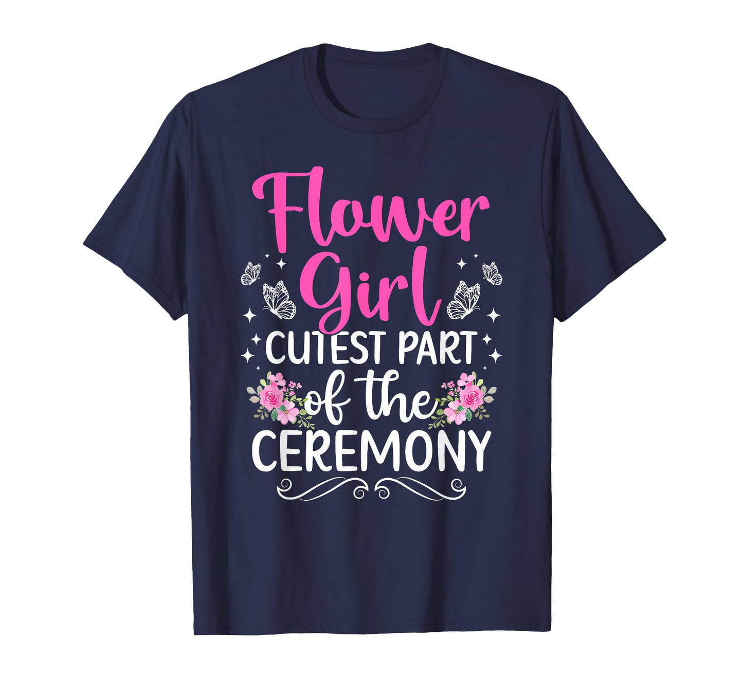 Flower Girl Cutest Part Petal Patrol Wedding Flower Girls T-Shirt