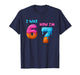 I was 6 Now I'm 7 Funny 7th Year Old Birthday 67 Meme T-Shirt