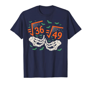 6 7 Halloween Math Square Root 67 Meme Gen Alpha Six Seven T-Shirt