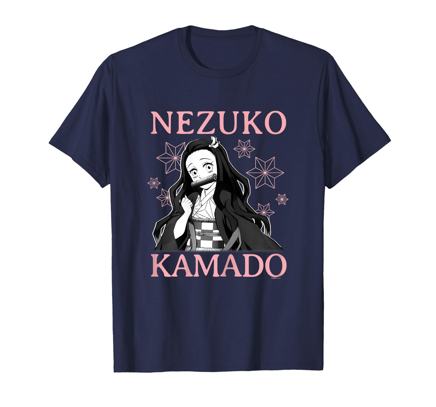 Demon Slayer: Kimetsu no Yaiba Nezuko Pink Kawaii T-Shirt