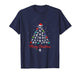 Christmas Airplane Tree Merry Christmas Pilot Travel Santa T-Shirt