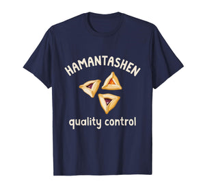 Hamantaschen Quality Control Happy Purim Queen Esther Party T-Shirt