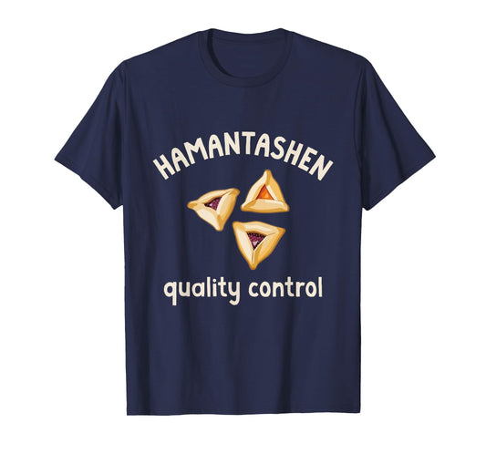 Hamantaschen Quality Control Happy Purim Queen Esther Party T-Shirt