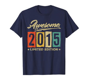 Awesome Since 2015 Limited Edition 11 Year Old 11th Birthday T-Shirt