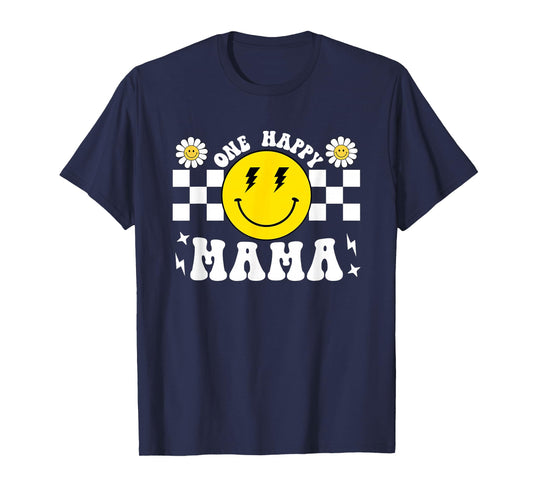 One Happy Dude Mama 1st Birthday Family Matching T-Shirt