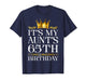 It's My Aunt's 65th Birthday Happy Birthday 65 Years Old T-Shirt