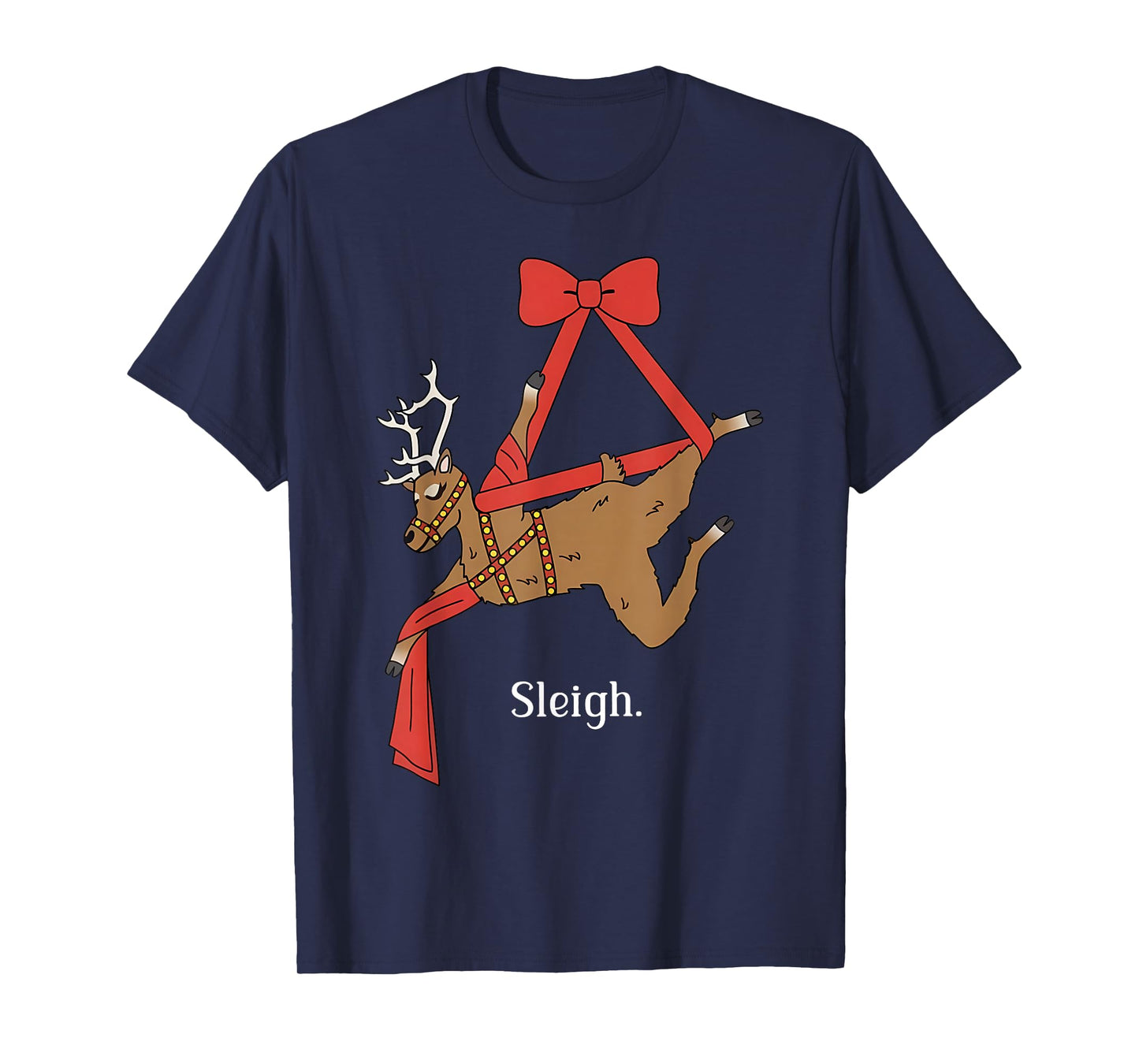 Aerial Silks Reindeer Coquette Christmas Holiday Aerialist T-Shirt