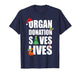 Organ Donation Save Lives Christmas Transplant Lung Kidney T-Shirt