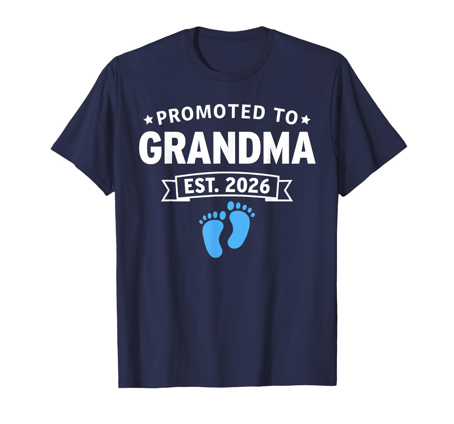 Promoted to Grandma 2026 Loading Pregnancy Announcement T-Shirt