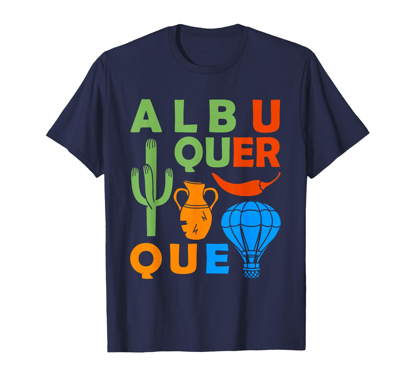 Albuquerque New Mexico Souvenir Men Petroglyph Albuquerque T-Shirt