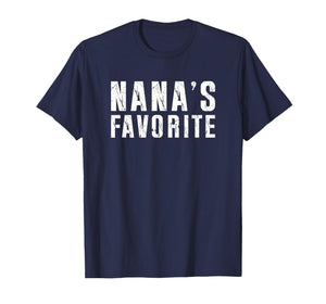 Nanas Favorite T, Grandma's Favorite Grandchild T-Shirt