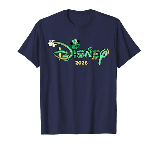 Disney St. Patrick's Day 2026 Matching Trip Vacation Logo T-Shirt