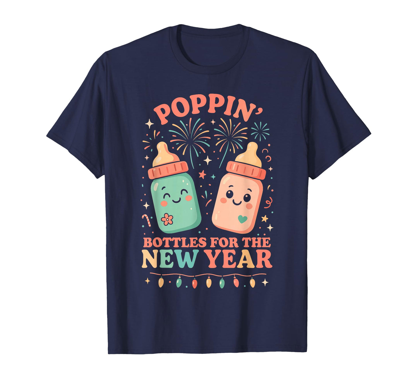 New Years Shirt, Nurse Popping Bottles for The New Year T-Shirt