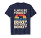 Cute Donkey Art for Men Women Kid Safari Animal Donkey Lover T-Shirt