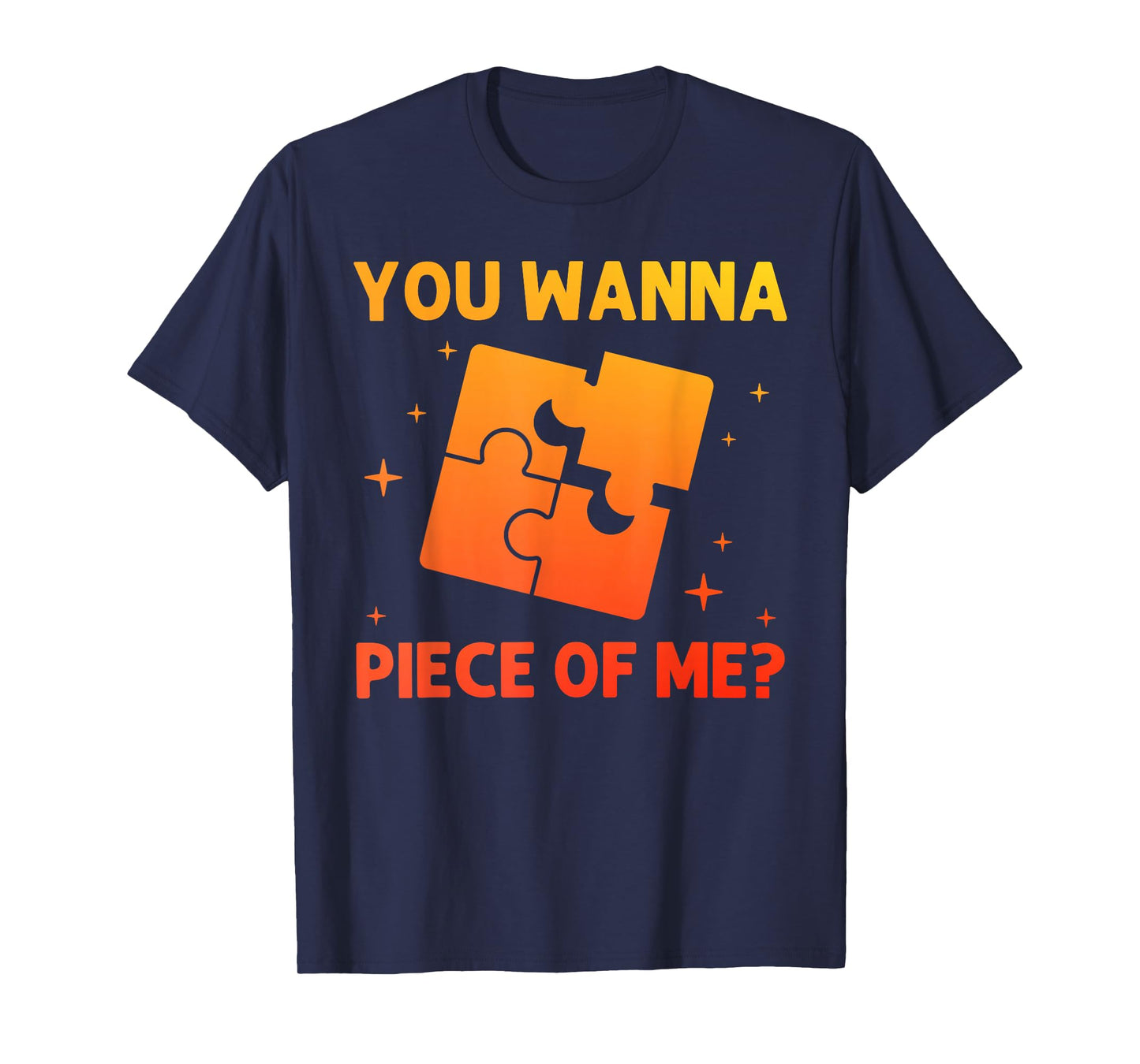 Funny Jigsaw Puzzle Design for Men Women Adults Puzzle Lover T-Shirt
