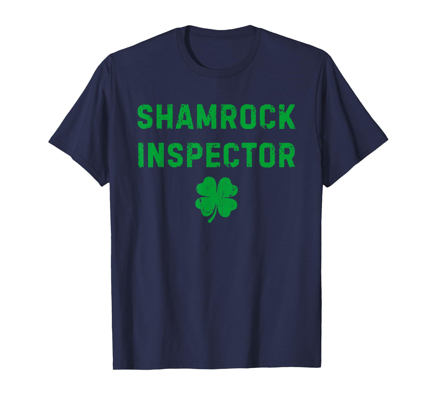 Shamrock Inspector Funny St Patricks Day Couple T-Shirt