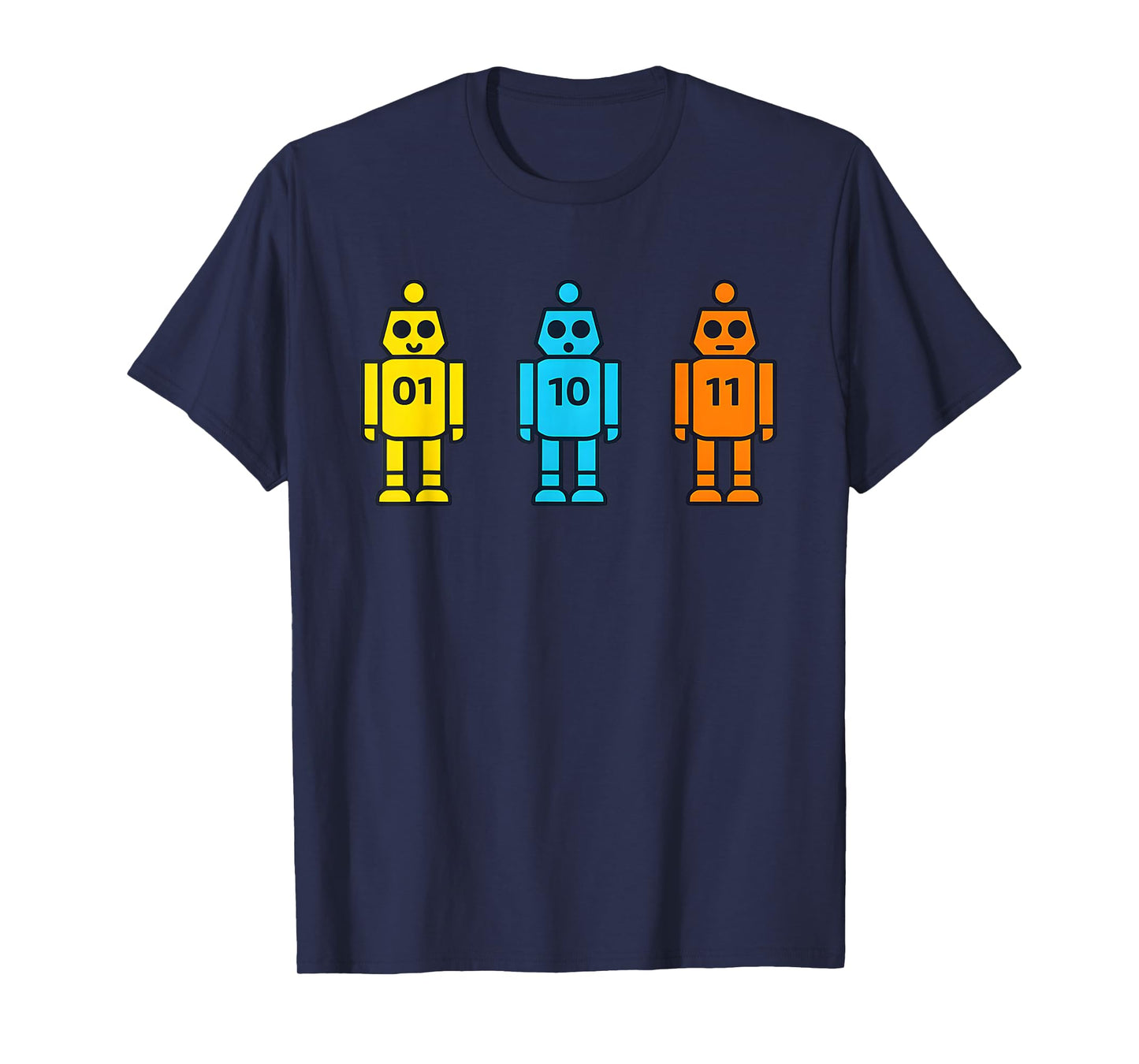 Funny Binary Robot T-Shirt