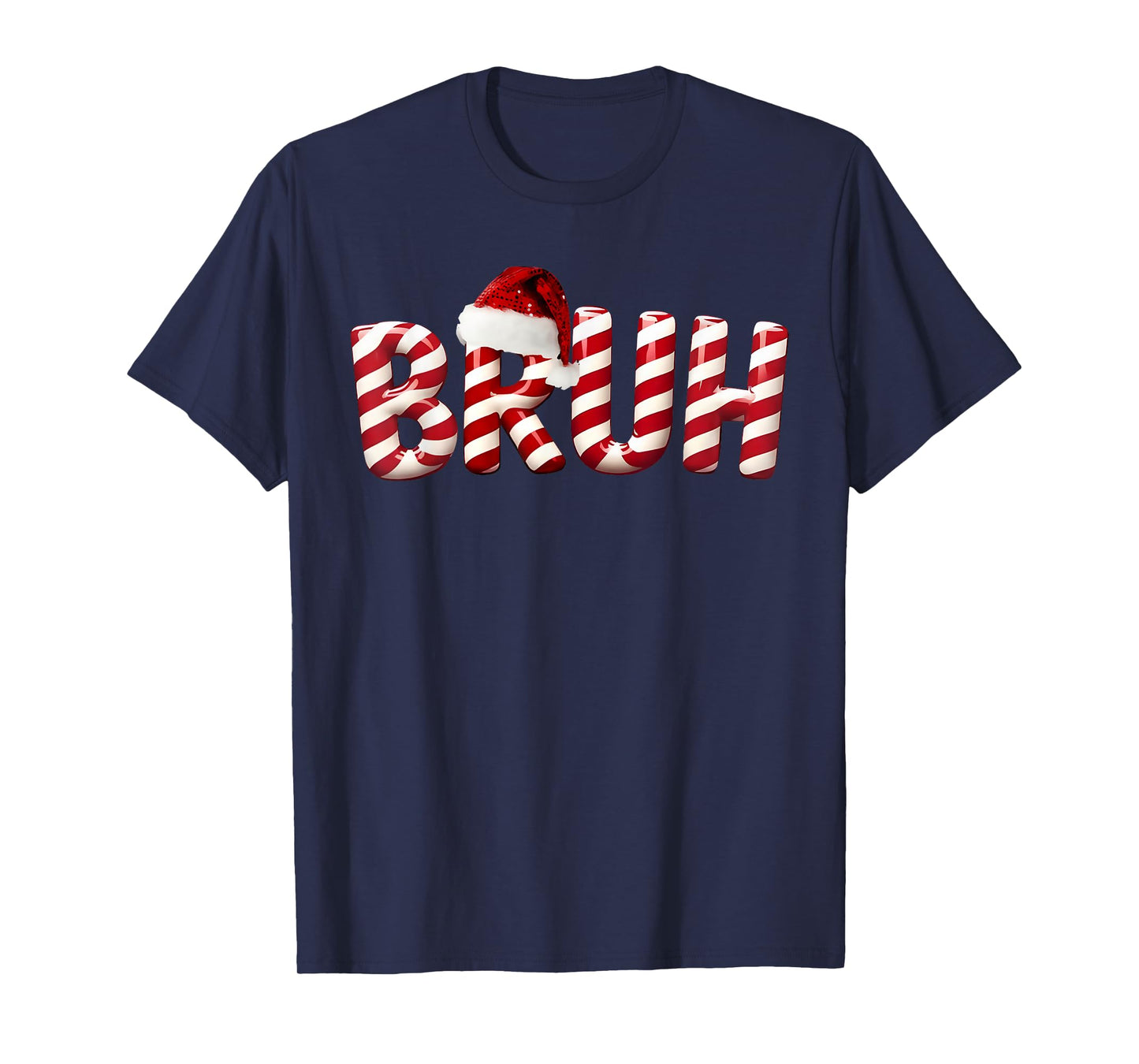 Bruh Christmas Kids Girls Boys Funny Christmas Humor Meme T-Shirt