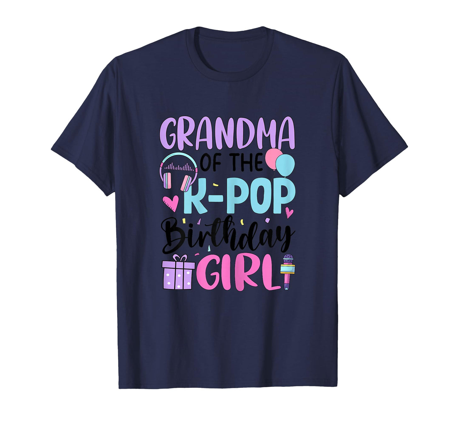 Grandma of The K Pop Birthday Girl K-Pop Birthday T-Shirt