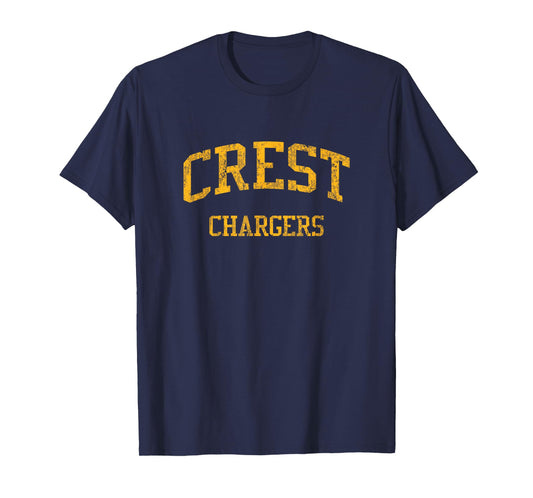 Crest High School HS Shelby NC Vintage Sports T-Shirt