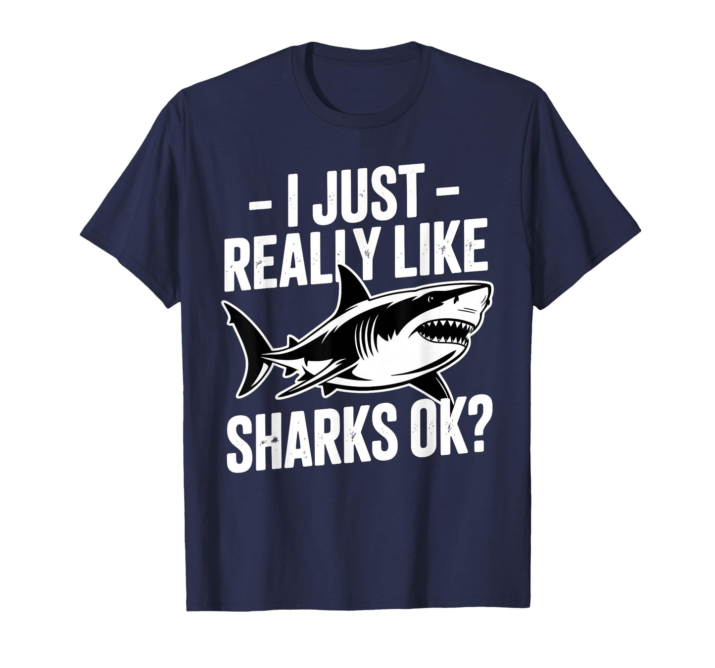 Cool Shark Art for Men Women Great White Hammerhead Shark T-Shirt