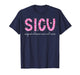 SICU Nurse Heart Valentines Day Surgical Intensive Care Unit T-Shirt