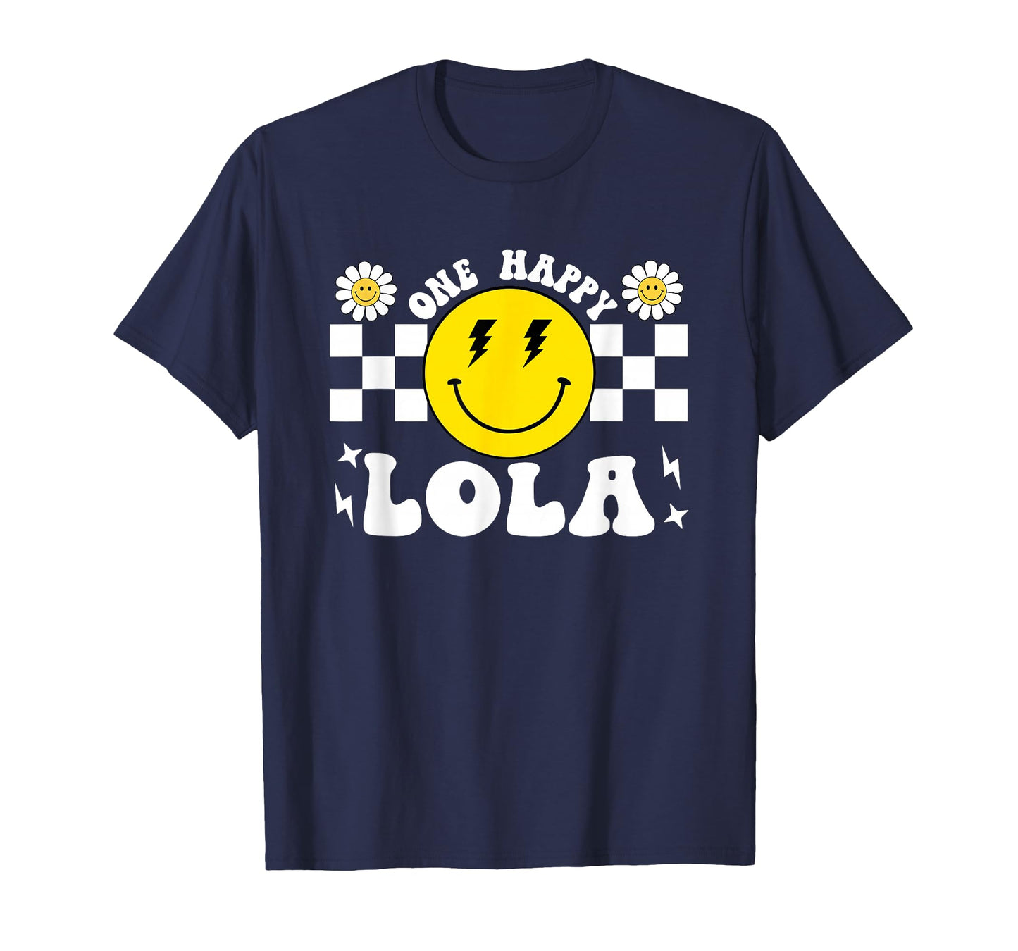 One Happy Dude Lola 1st Birthday Family Matching T-Shirt