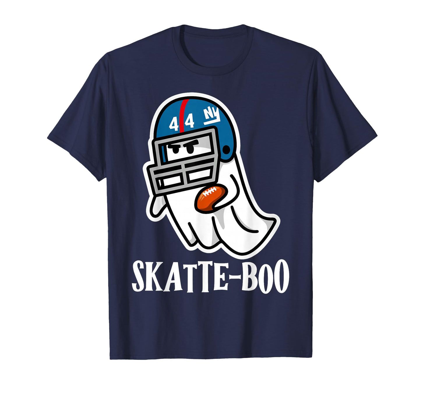 Skatte Boo Ghost Cam Skattebo Funny HLW Ghost Football Fan T-Shirt