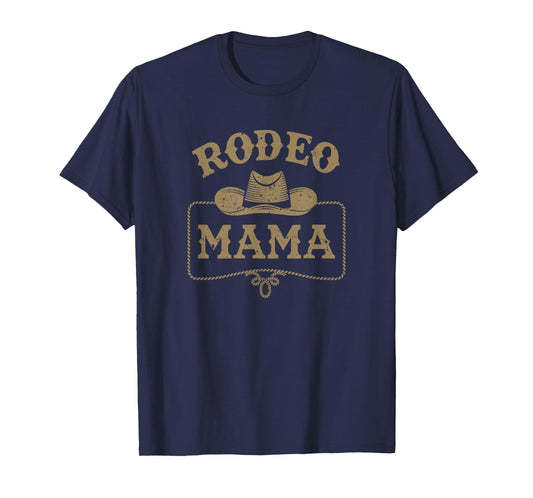 Rodeo Mama Cowboy Cowgirl Birthday Matching Family T-Shirt