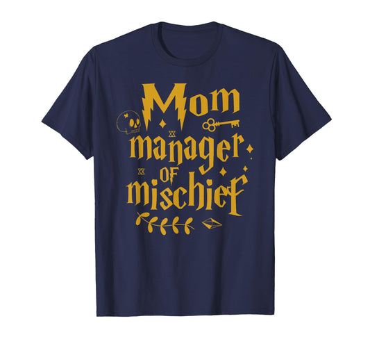 Mom Manager of Mischief Cool Mom Gift Life Mothers Day Humor T-Shirt