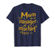 Mom Manager of Mischief Cool Mom Gift Life Mothers Day Humor T-Shirt