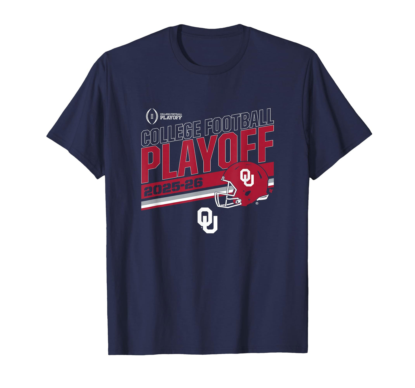 Oklahoma Sooners College Football Playoff Stripe 2025 T-Shirt