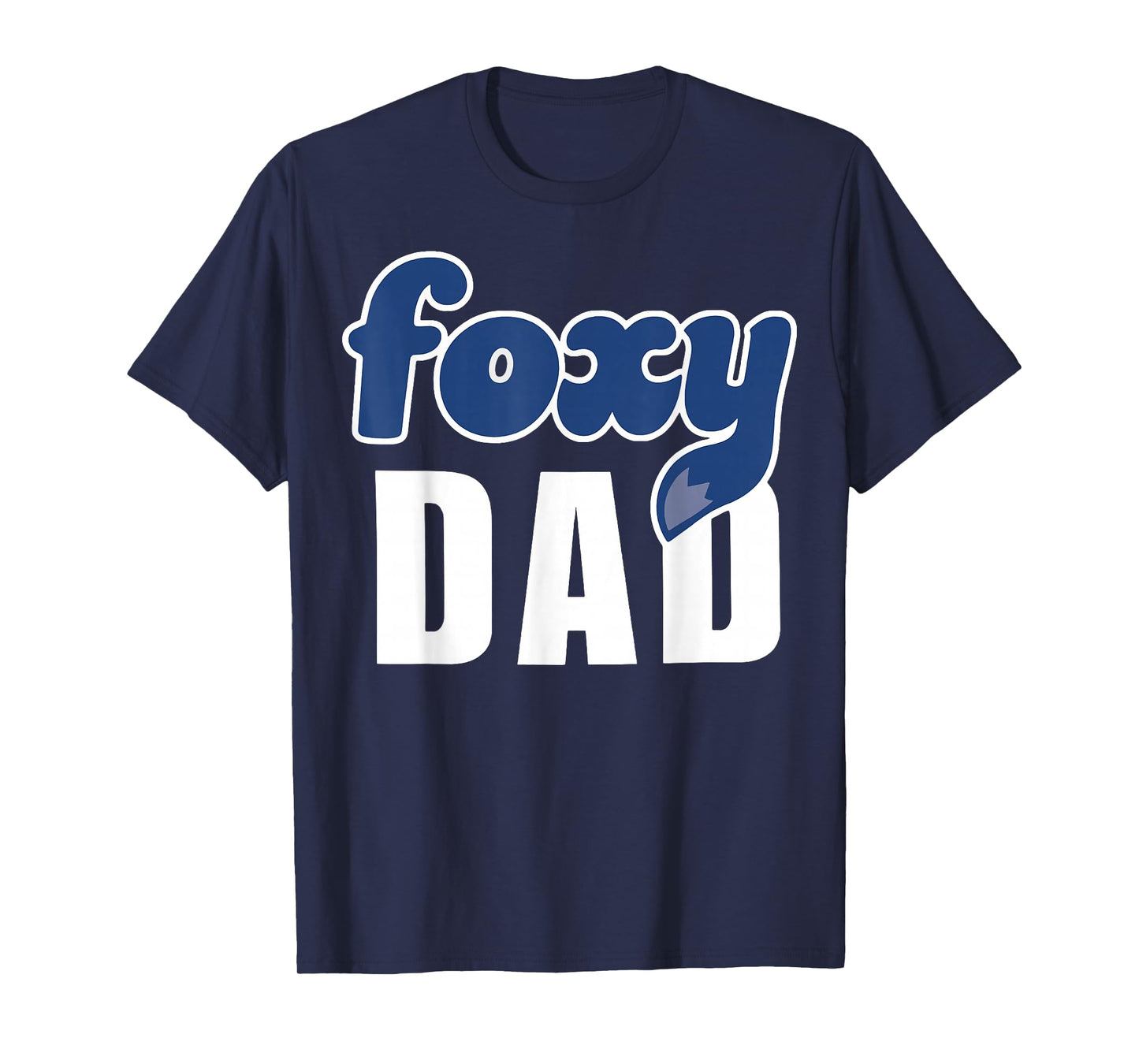 Funny Foxy Dad Retro Vintage Dad Cartoon Trending Design T-Shirt