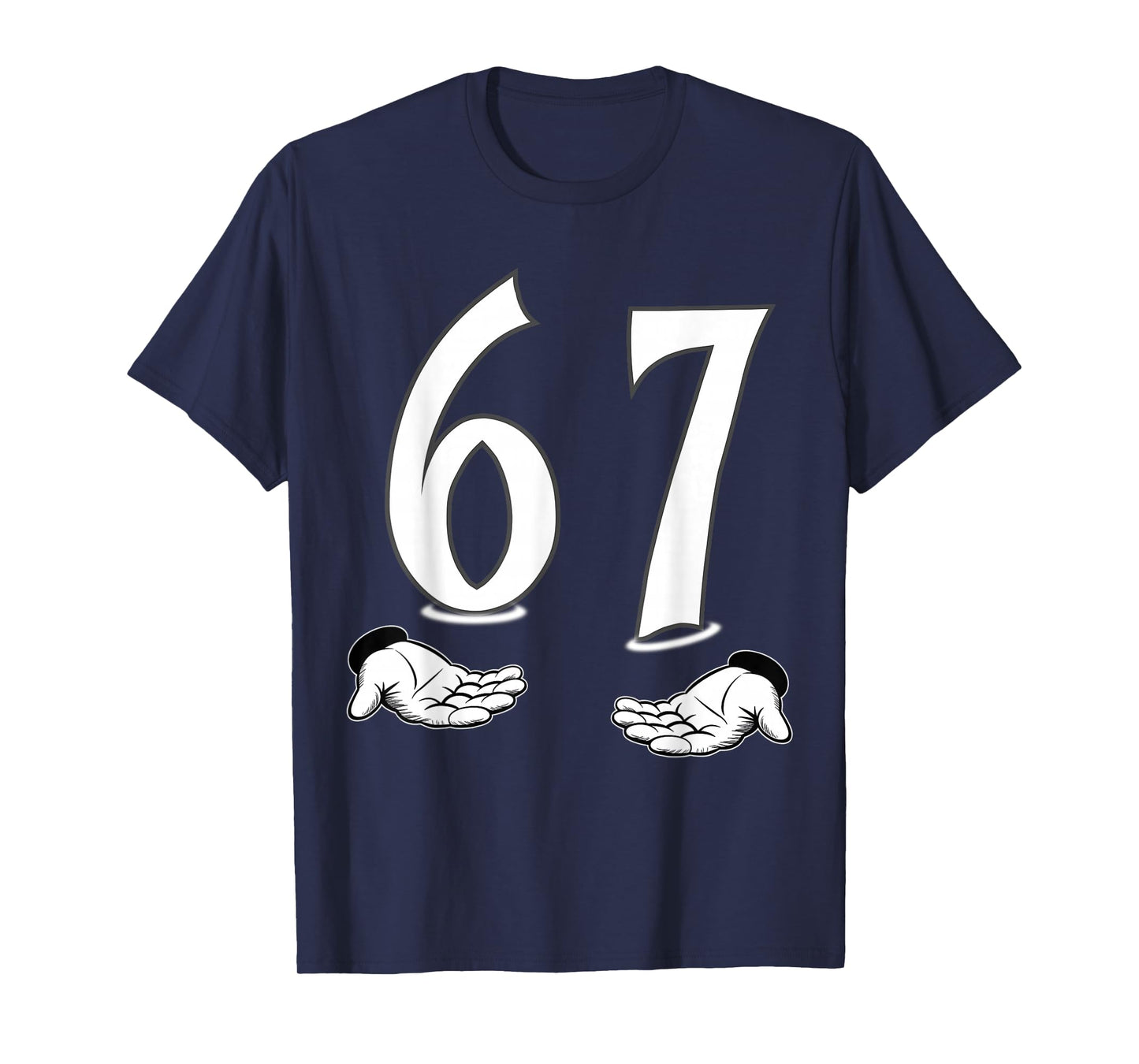 Funny Six Seven 6 7 Meme Gen Alpha Slang six Seven 67 T-Shirt