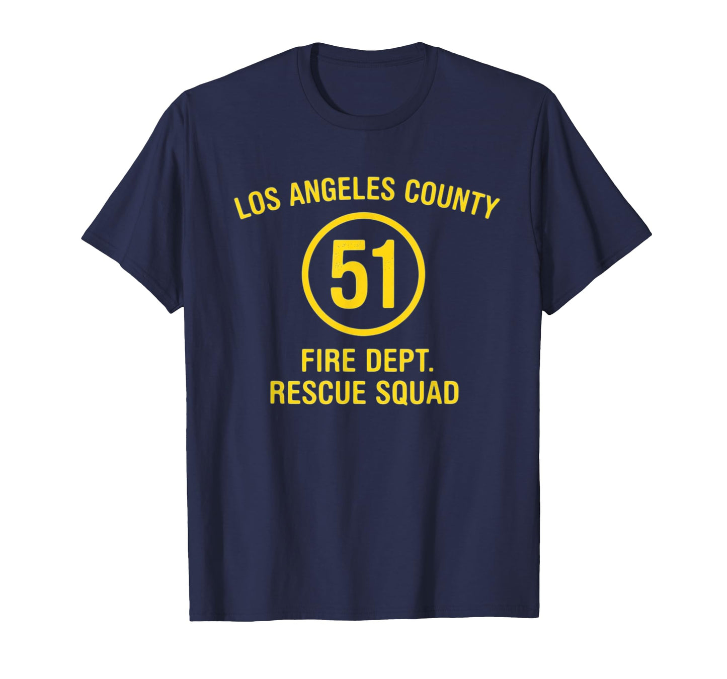 Emergency Squad Truck Side 51 Rescue Hero T-Shirt
