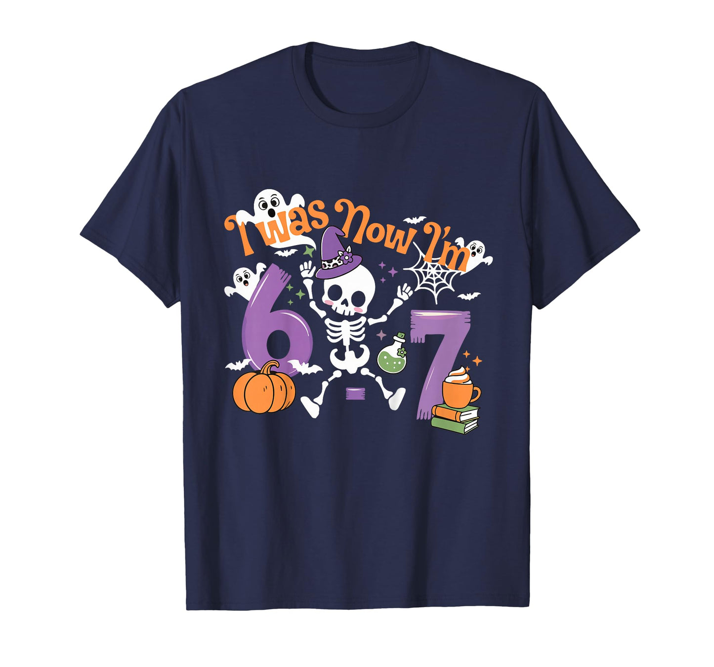 I was 6 Now I'm 7 Year Old Birthday T-Shirt