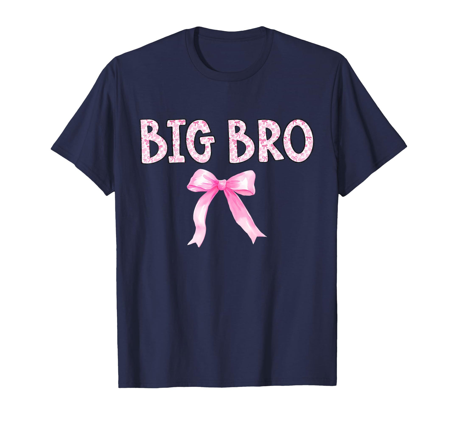 Big Bro Birthday Squad Matching Coquette Bow Family Party T-Shirt
